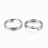 Tarnish Resistant 304 Stainless Steel Split Rings A-STAS-H413-04P-D-2