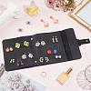 1Pc PU Leather Earring Organizer Book ABAG-CL0001-71-4