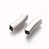 Tarnish Resistant 304 Stainless Steel Tube Beads STAS-L226-057F-P-2