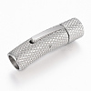 Tarnish Resistant 201 Stainless Steel Bayonet Clasps STAS-F131-28P-1