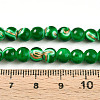 Baking Paint Glass Beads X1-DGLA-N010-6mm-04-4