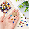 100Pcs Lampwork Pendants PALLOY-OC0003-01-3