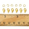Zinc Alloy Lobster Claw Clasps FIND-FS0002-40G-5