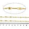 Brass Textured Flat Round Bar Link Chains CHS-H112-07G-3