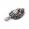 Tibetan Style 304 Stainless Steel Pendants STAS-H170-31AS-3