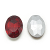 Pointed Back Glass Rhinestone Cabochons RGLA-T080-20x30mm-07-2
