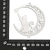 201 Stainless Steel Laser Cut Connector Charms STAS-Z116-06P-3