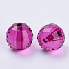 Transparent Acrylic Beads X-TACR-Q254-8mm-V65-3