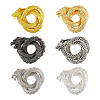 6Pcs 6 Colors Brass Beads KK-PH0014-62-1