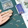 30Pcs 3 Colors Alloy Pendants FIND-SC0021-09-3