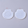 DIY Shell Mirror Lid Silicone Molds DIY-G014-12-2