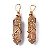 Natural Picture Jasper Big Pendants G-T122-70D-2