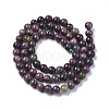 Natural Red Corundum/Ruby and Sapphire Beads Strands G-R465-26A-2