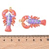 304 Stainless Steel Enamel Pendants STAS-Q119-16G-03-3