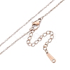 304 Stainless Steel Cable Chains Necklace for Men Women NJEW-N050-A03-R12-2