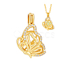1Pc 925 Sterling Silver Micro Pave Clear Cubic Zirconia Bead Cage Pendants STER-PH0004-85G-6