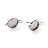 Tarnish Resistant 304 Stainless Steel Earring Hooks STAS-F271-01C-P-2