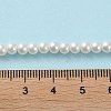 Baking Paint Pearlized Glass Pearl Round Bead Strands X-HY-Q003-4mm-01-5