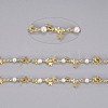Handmade Brass Beaded Chains CHC-I029-05G-1