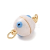 Brass Magnetic Clasps ZIRC-F136-10G-09-2