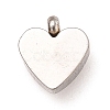 304 Stainless Steel Charms STAS-I165-05P-3