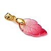 Transparent Glass Pendants PALLOY-JF04419-01-3