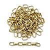 Opaque Spray Painted Acrylic Linking Rings OACR-S021-65A-B01-1