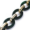 Handmade CCB Plastic Cable Chains AJEW-JB00682-07-3