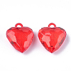 Transparent Acrylic Pendants TACR-T005-05-2