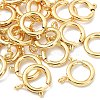 SHEGRACE Brass Spring Ring Clasps XGRPCN223-224G-2