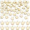 50Pcs Brass Beads KK-BBC0027-41A-1