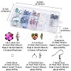 DIY Bling Star & Snowflake Earring Making Kit DIY-YW0006-56-3