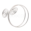 Wire Swirl Spiral Upper Arm Cuff Band AJEW-G033-03P-3