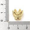 Brass Micro Pave Clear Cubic Zirconia Beads KK-Z072-11G-02-3