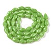 Electroplate Imitation Jade Glass Beads Strands EGLA-N013-J10mm-D04-2