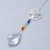 Crystals Chandelier Suncatchers Prisms Chakra Hanging Pendant AJEW-I040-20P-3