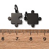 Ion Plating(IP) 304 Stainless Steel Split Pendants PW-WG12405-02B-3