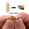 Brass Magnetic Clasps with Loops MC040-1-3