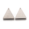 Tarnish Resistant 304 Stainless Steel Pendants STAS-O133-04C-P-1
