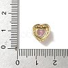 Brass Micro Pave Cubic Zirconia Beads KK-I276-46G-07-3