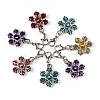 Zinc Alloy Enamel Pendants ENAM-H169-M-1