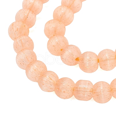 Glass Imitation Cat Eye Beads Strands GLAA-N075-01A-10-1