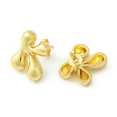 Rack Plating Brass Earrings EJEW-S222-01G-K-1