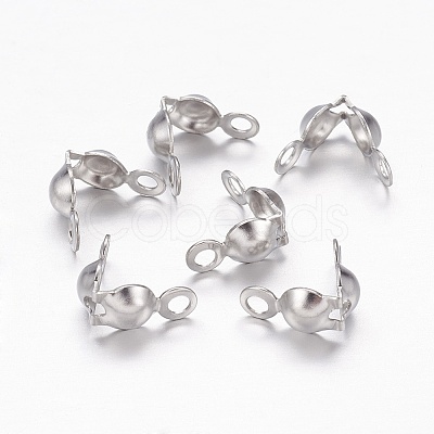Tarnish Resistant 304 Stainless Steel Bead Tips LS-X-STAS-E129-05P-1