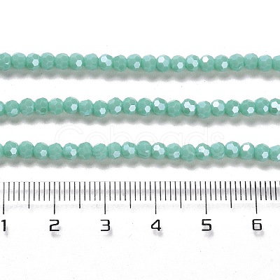Electroplate Opaque Glass Beads Strands LS-EGLA-A035-P3mm-A14-1