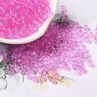 Transparent Colours Glass Seed Beads SEED-P007-02A-02-1