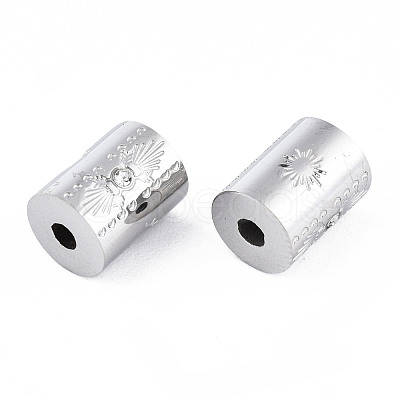 316 Surgical Stainless Steel Beads STAS-N097-072P-1