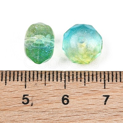 Two-Tone Transparent Acrylic Beads AC-CBAE44E-01A-01-1