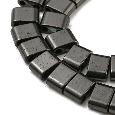 Electroplated Non-magnetic Synthetic Hematite Beads Strands G-C106-B02-14B-1