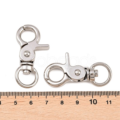 Alloy Swivel Clasps STAS-B121-02P-01-1-1